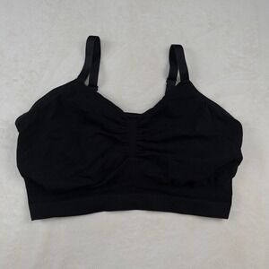 Kindred Bravely NWT Black Pumping/Nursing Bra 1X Busty Seamless Ribbed